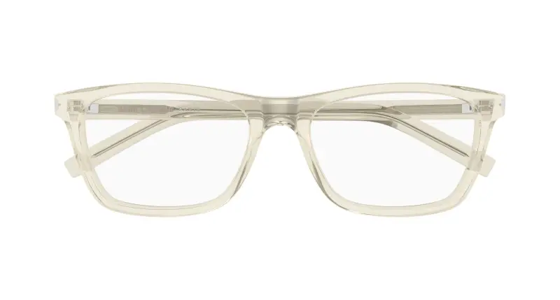 Uomo SL 841 004 Montature da vista Acetato Giallo Trasparente Squadrata miniatura 2