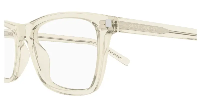 Uomo SL 841 008 Montature da vista Acetato Giallo Trasparente Squadrata miniatura 3