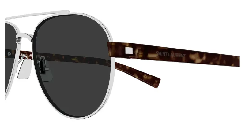 SAINT LAURENT Occhiali da sole Uomo Argento 3407969 miniatura 3