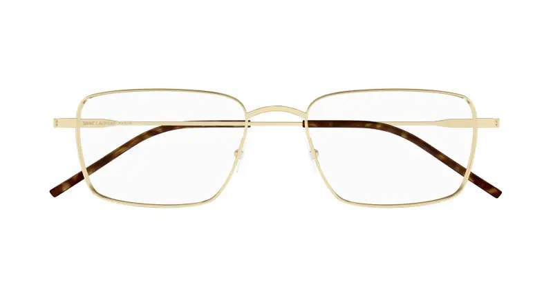 Uomo SL 844 006 Montature da vista Metallo Oro Trasparente Squadrata miniatura 2