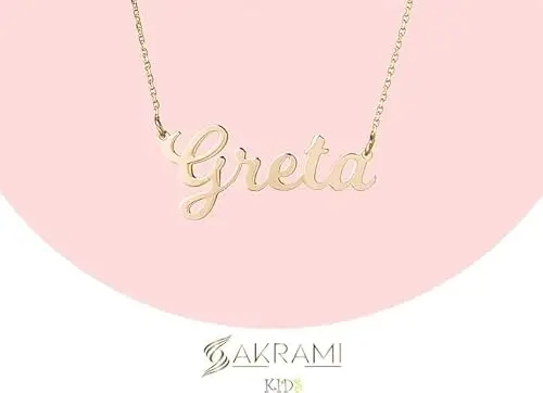 Sakrami Collana con Nome in Argento Kids Collection per bambini Collana in Argento 925 Sterling, con Nome miniatura 2