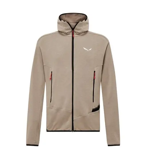 Agner Hemp 2 Hooded M - felpa in pile - uomo Light Brown