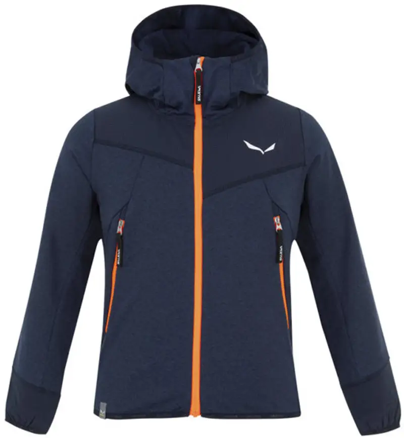 Agner Melange - felpa in pile con cappuccio - bambino Dark Blue