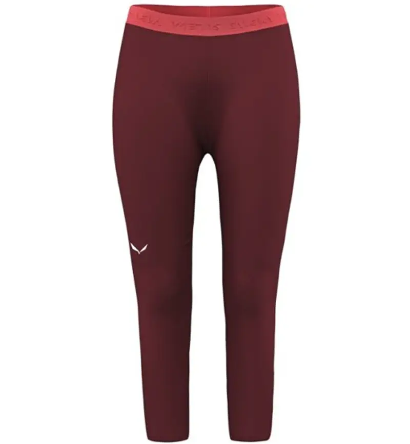 Cristallo Warm AMR - calzamaglia a 3/4 - donna Dark Red