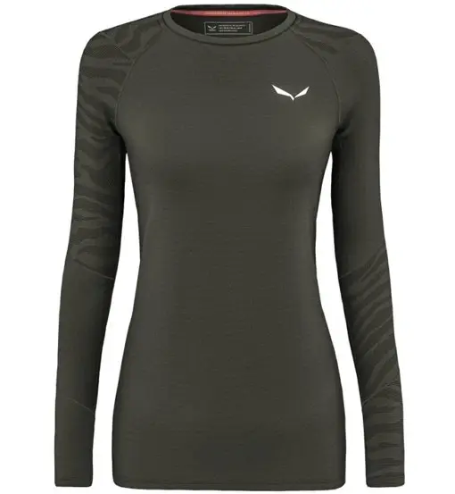 Cristallo Warm AMR - maglietta tecnica a maniche lunghe - donna Green