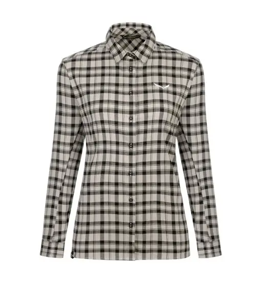 Fanes Flannel 5PL W L/S - camicia maniche lunghe - donne Beige
