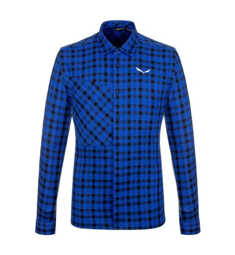 Fanes Flannel 5PL W L/S - camicia maniche lunghe - uomo Blue