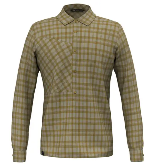 Fanes Flannel 5PL W L/S - camicia maniche lunghe - uomo Brown