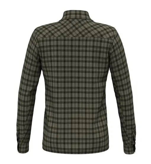 Fanes Flannel 5PL W L/S - camicia maniche lunghe - uomo Dark Green