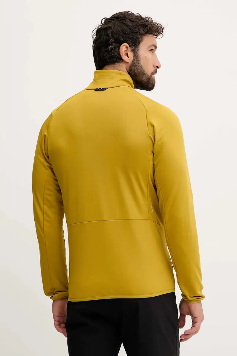 felpa da sport Puez Cammino uomo colore verde 00.0000029094 Giallo miniatura 3