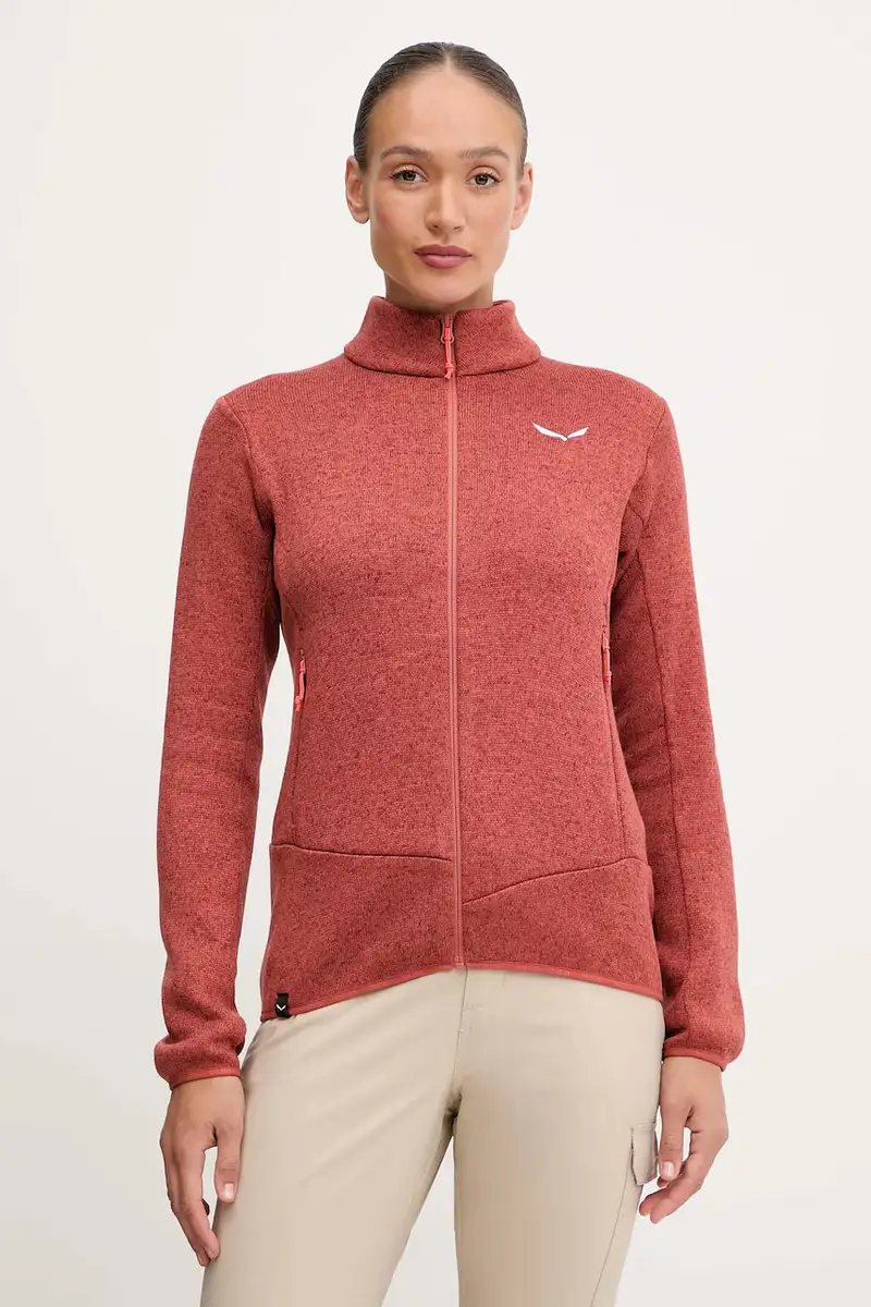 felpa da sport Puez Rocca donna colore arancione 00.0000029127
