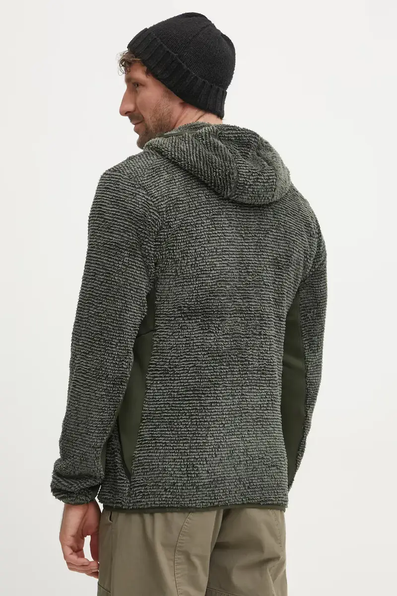 felpa da sport Tognazza colore verde con cappuccio 00.0000027918 miniatura 3