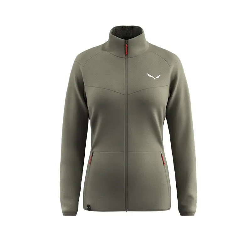 Felpa In Pile Puez Cammino Faded Verde Donna EUR 42