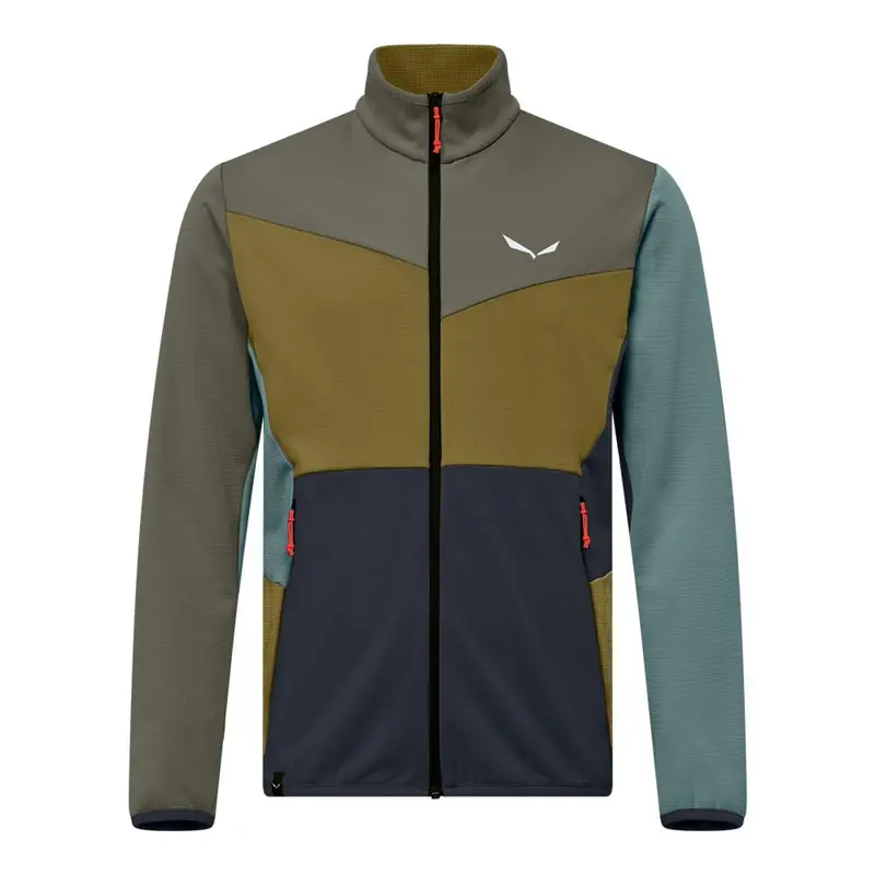 Felpa In Pile Puez Cammino Faded Verde Multi Uomo EUR 46