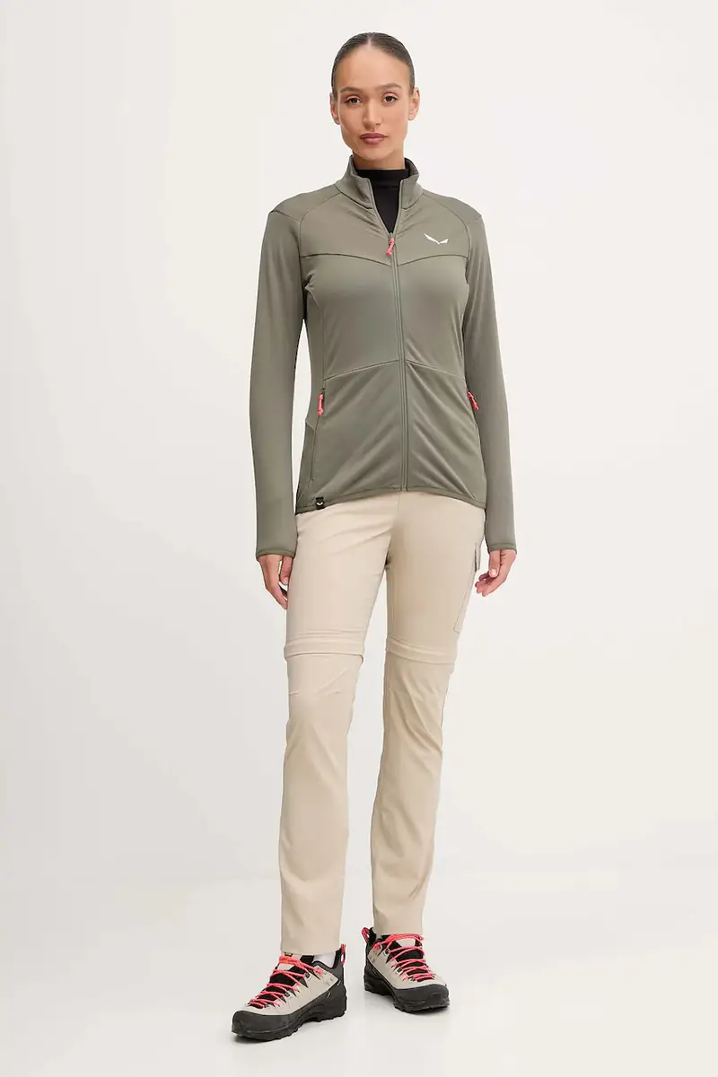 felpa outdoor Puez Cammino donna colore verde 00.0000029095 miniatura 2