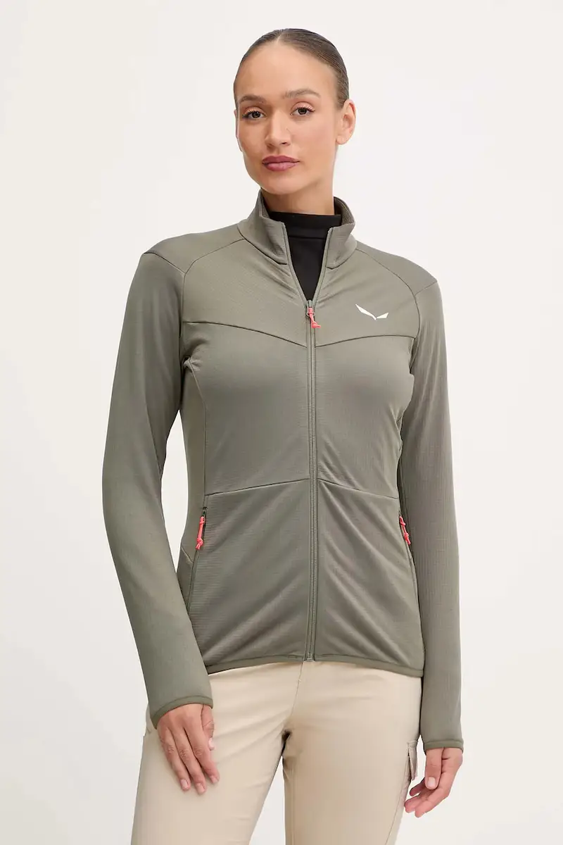 felpa outdoor Puez Cammino donna colore verde 00.0000029095