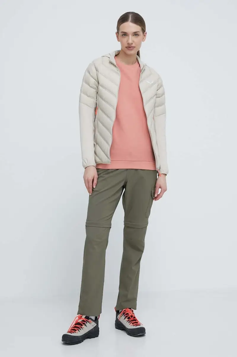 giacca da sci imbottita Agner Hybrid colore beige 00-0000028019 miniatura 2