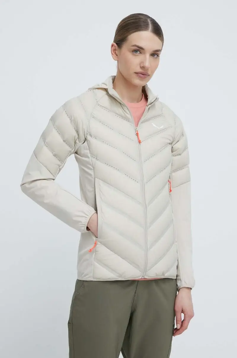 giacca da sci imbottita Agner Hybrid colore beige 00-0000028019 miniatura 4