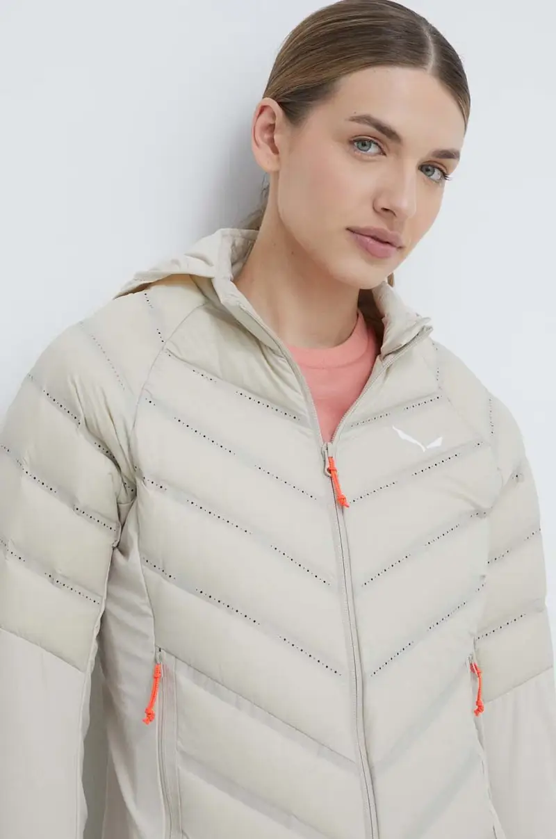 giacca da sci imbottita Agner Hybrid colore beige 00-0000028019