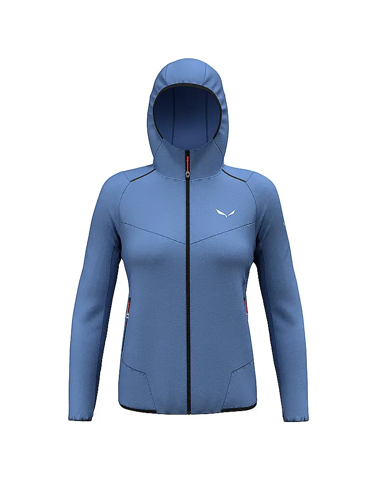Giacca softshell da donna Pedroc DST Light con cappuccio azzurro | 42