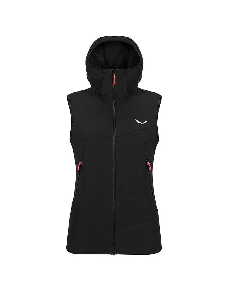 Gilet da donna da scialpinismo Sella Durastretch con cappuccio nero | 38