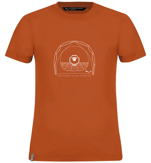 SALEWA T-shirt Bambino Arancione 4450421