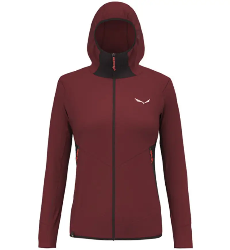 Lavaredo Hemp W Hooded - giacca arrampicata - donna Dark Red