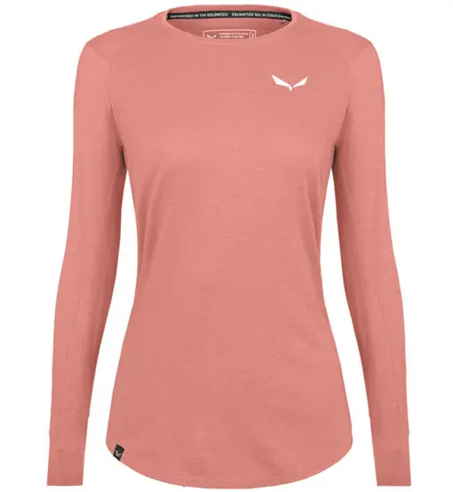 Lavaredo Hemp W L/S - maglia a manica lunga - donna Pink