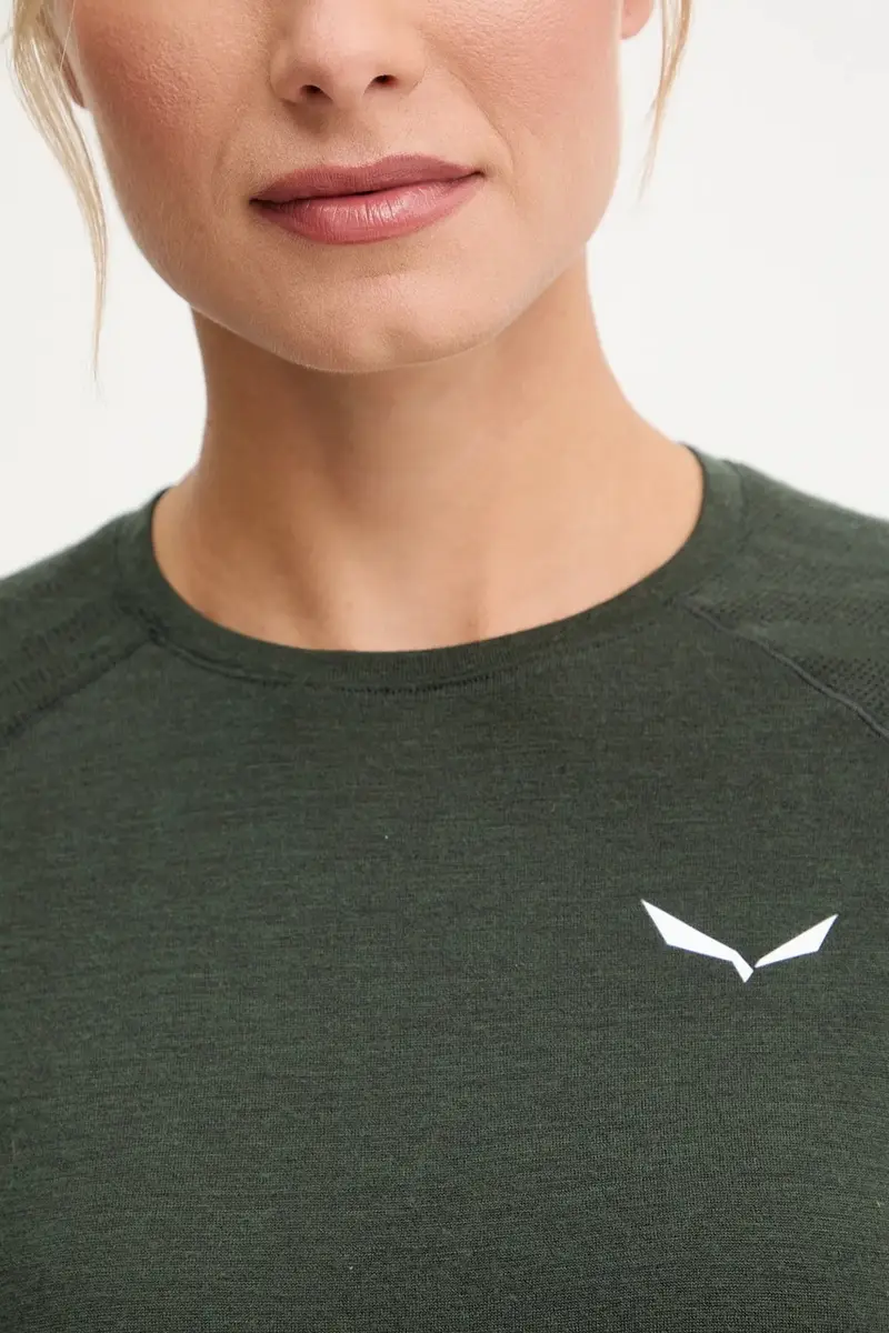 longsleeve funzionale Cristallo colore rosa 00.0000028206 Verde miniatura 4