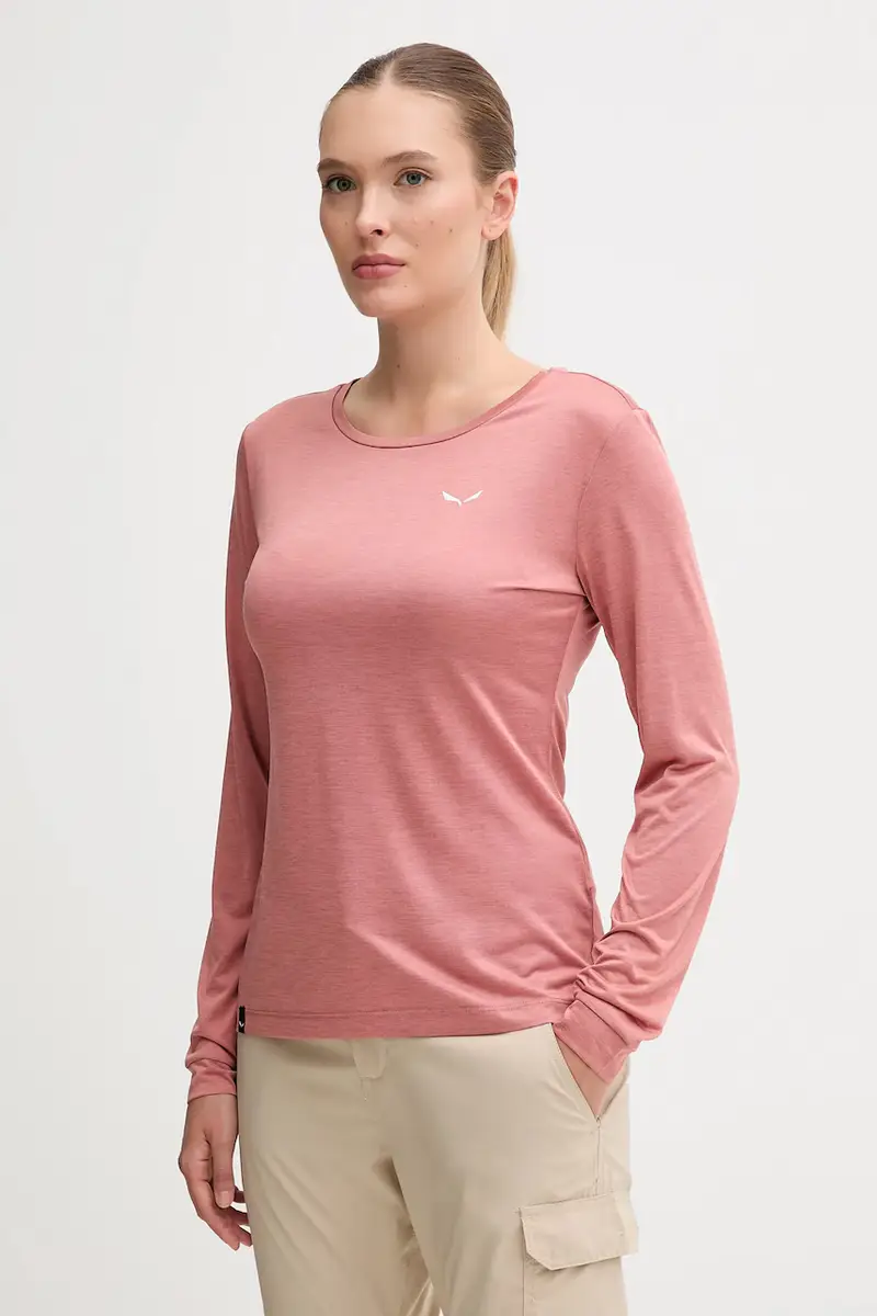 longsleeve funzionale Puez Melange Dry colore blu 00.0000027454 Arancione