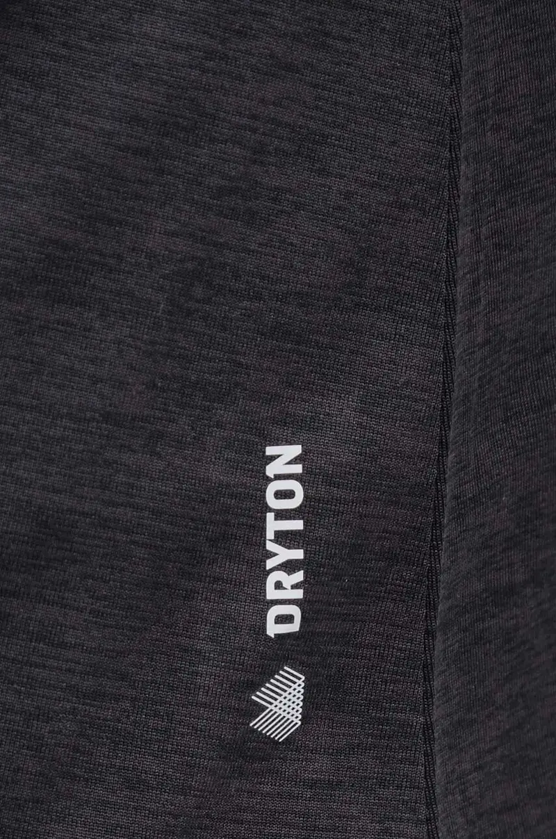 longsleeve funzionale Puez Melange Dry colore nero miniatura 5