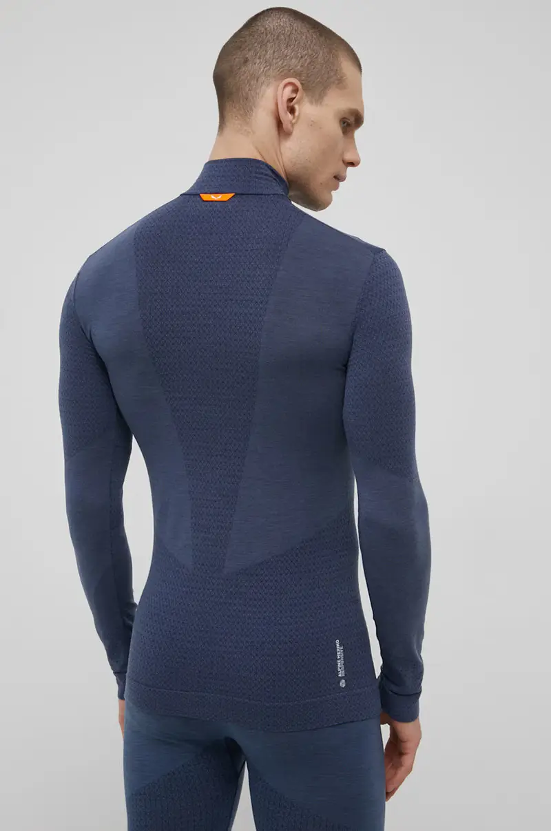 longsleeve funzionale Zebru Blu navy miniatura 3