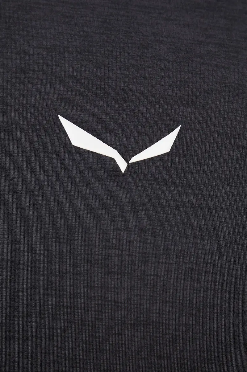 longsleeve sportivo Nero miniatura 5