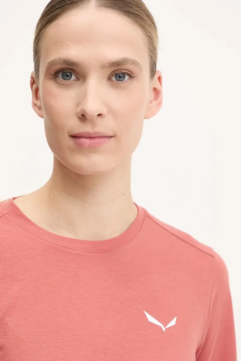 longsleeve sportivo Puez Dry colore beige 00-0000028865 Arancione miniatura 4