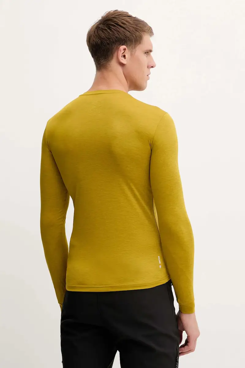 longsleeve sportivo Puez Melange colore blu Verde miniatura 2