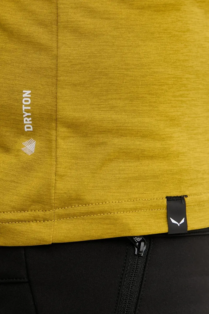 longsleeve sportivo Puez Melange colore blu Verde miniatura 4