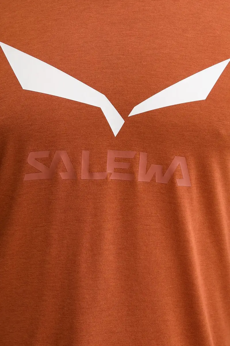 longsleeve sportivo Solidlogo colore verde Arancione miniatura 5