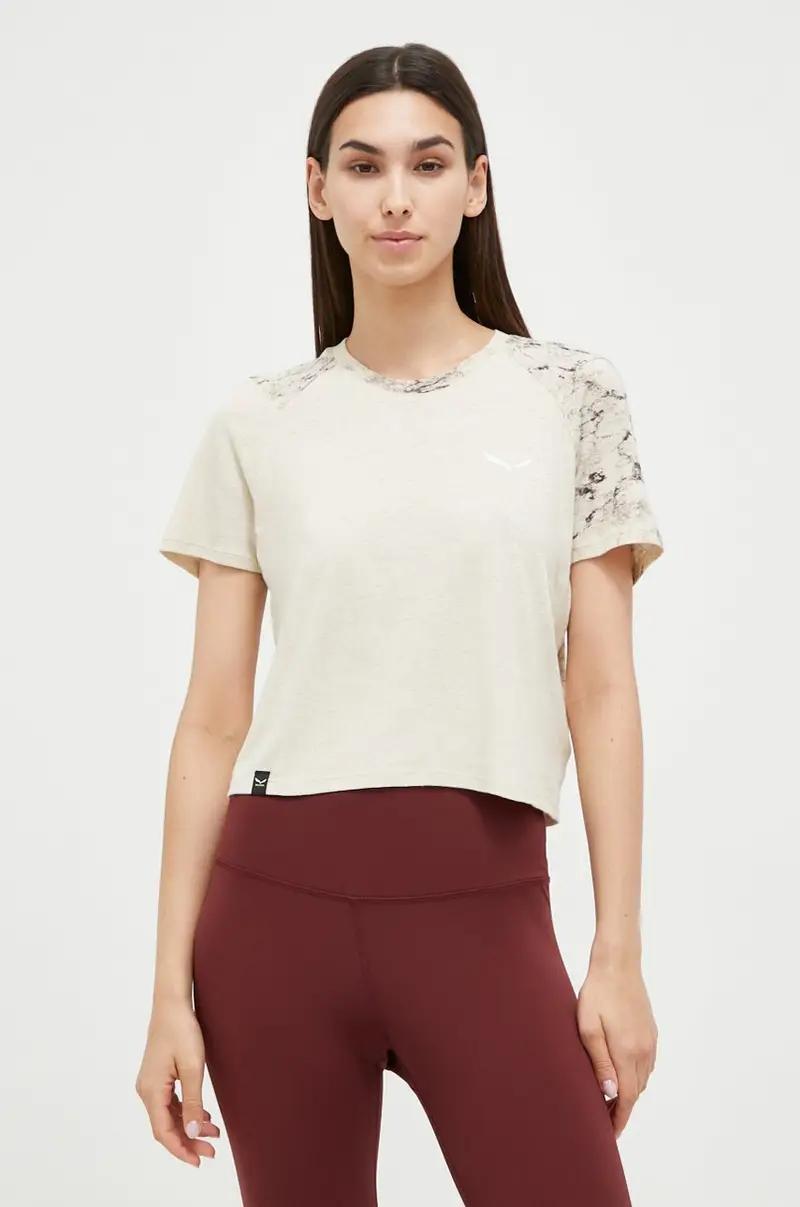 maglietta da sport Lavaredo Hemp Beige