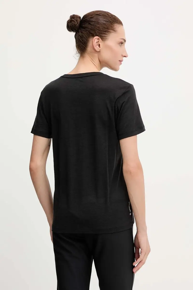 maglietta sportiva Eagle Minilogo colore beige 00.0000028855 Nero miniatura 3