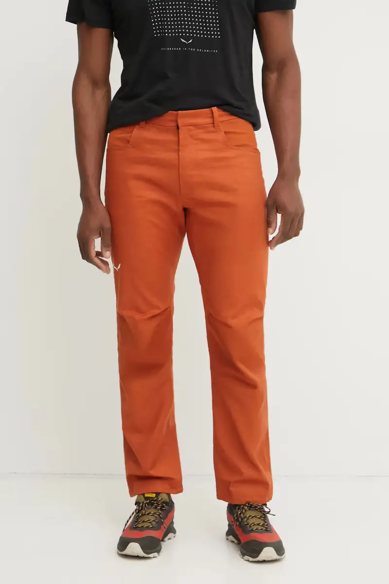 pantaloni da esterno Agner Hemp colore arancione 00.0000029074