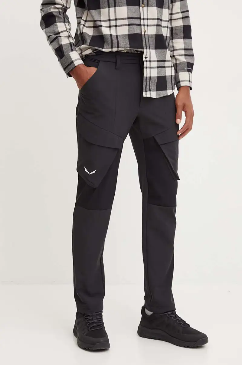 pantaloni da esterno Puez colore grigio 00.0000028482 Nero