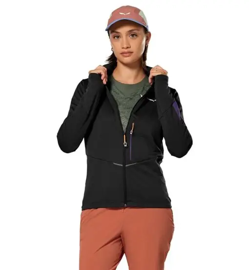 Pedroc Pl 3 W - felpa in pile - donna Black