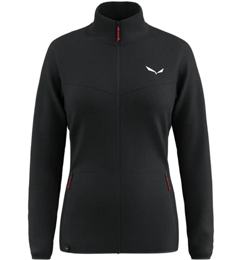 Puez Cammino Pl W - felpa in pile - donna Black