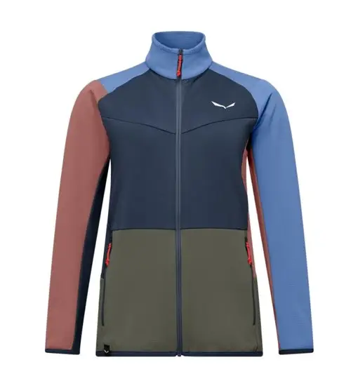 Puez Cammino Pl W - felpa in pile - donna Blue