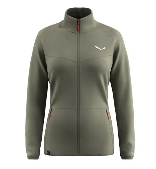 Puez Cammino Pl W - felpa in pile - donna Green