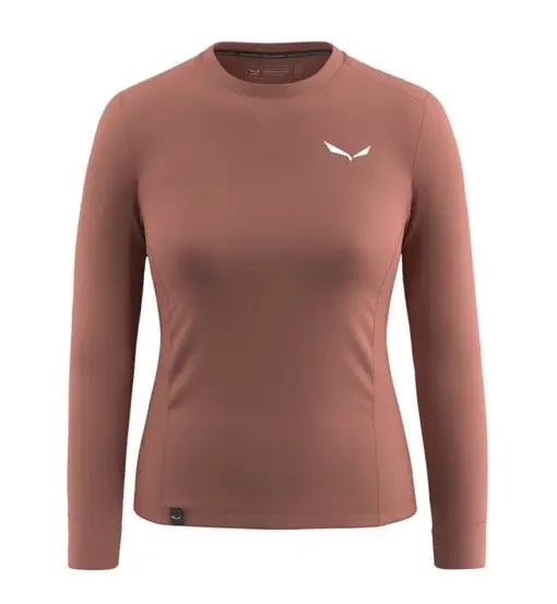 Puez Dry W - maglia a maniche lunghe - donna Red