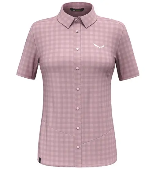 Puez Dry W S/S - camicia a maniche corte - donna Pink