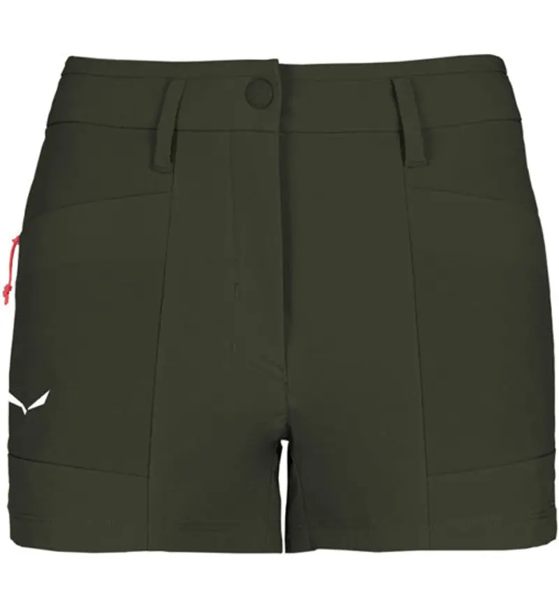 Puez DST W Cargo - pantaloni corti trekking - donna Dark Green