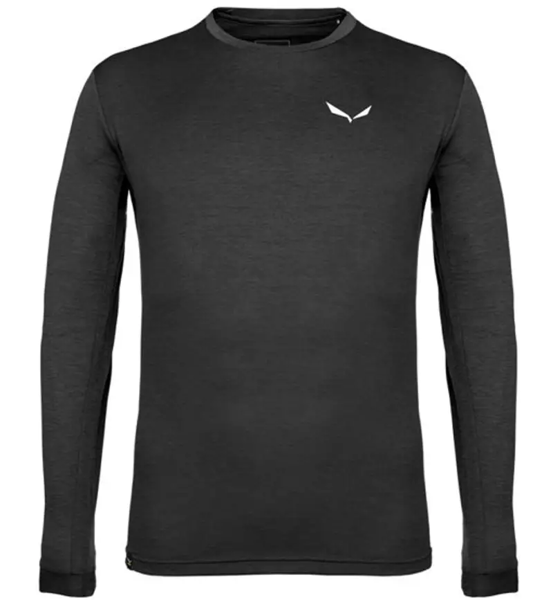 Puez Melange Dry L/S - maglia a maniche lunghe - uomo Black