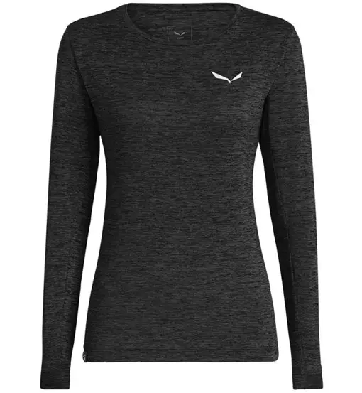 Puez Melange Dry - maglia a maniche lunghe - donna Black